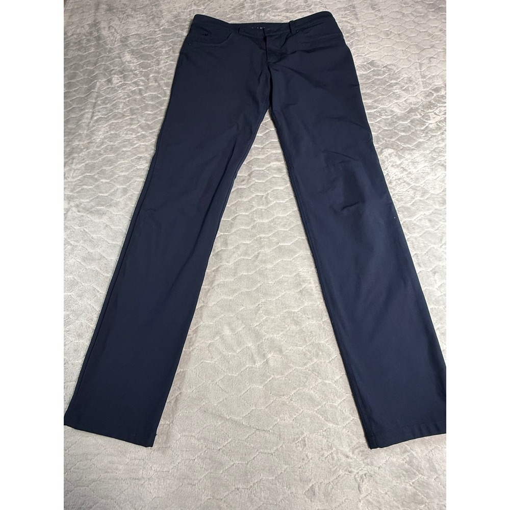 7 Diamonds Infinity Men Navy Blue Performance Stretch 5-Pocket Pants 33x33